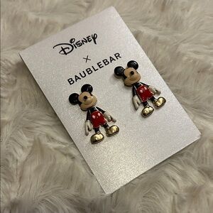 NEW Disney x BaubleBar Mickey Mouse Dangle Earrings